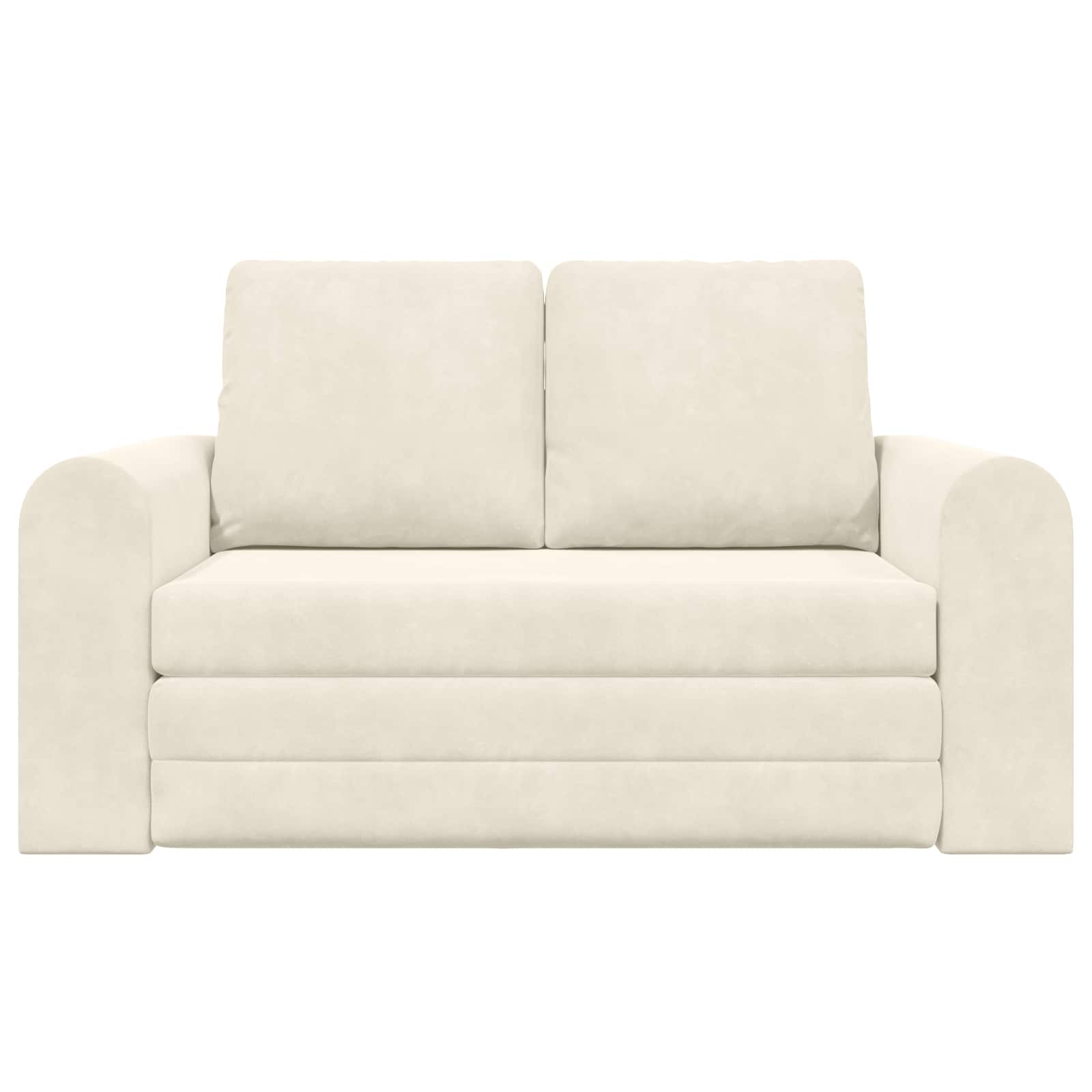 Slaapbank Crème 148 x 71 x 83 cm Fluweel
