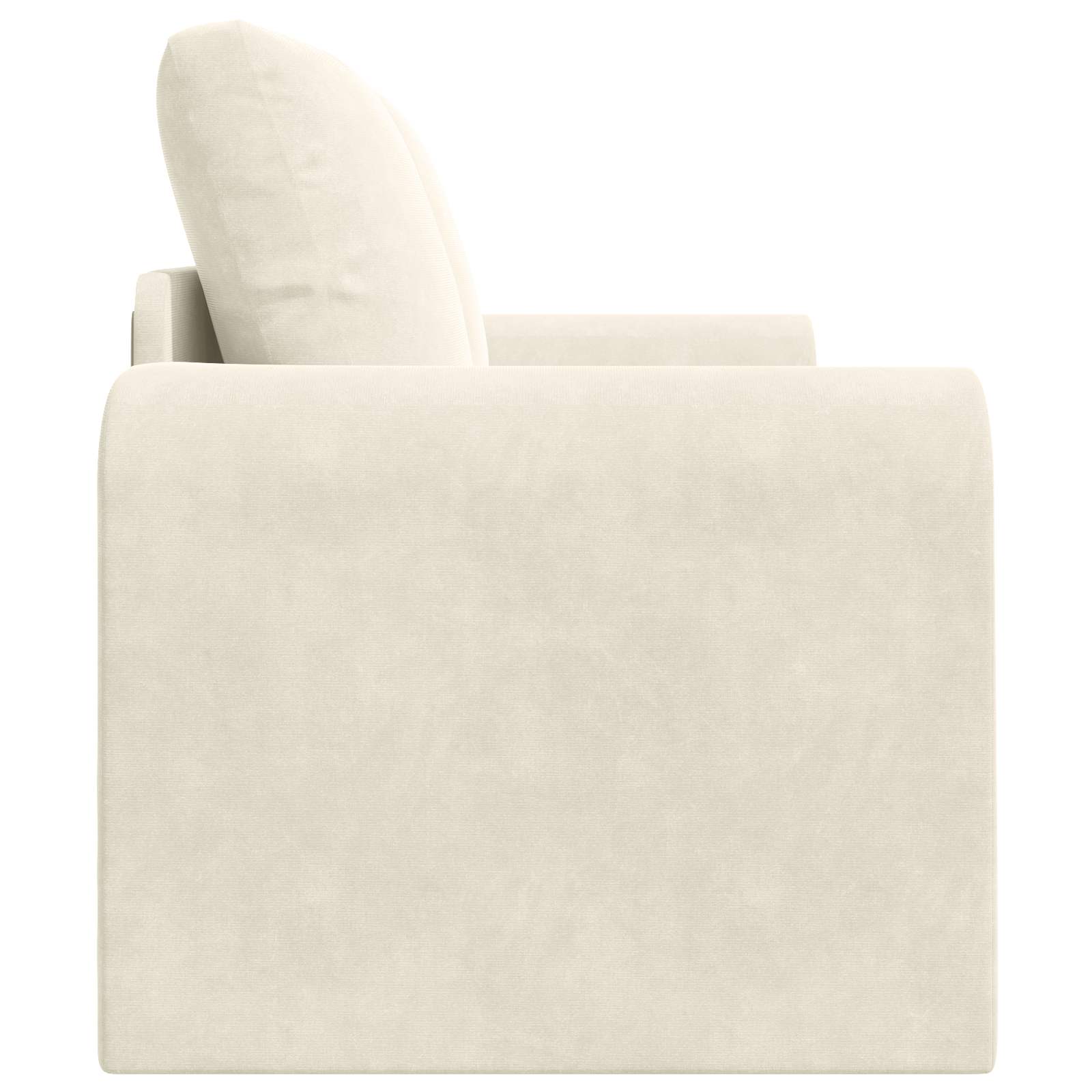 Slaapbank Crème 148 x 71 x 83 cm Fluweel
