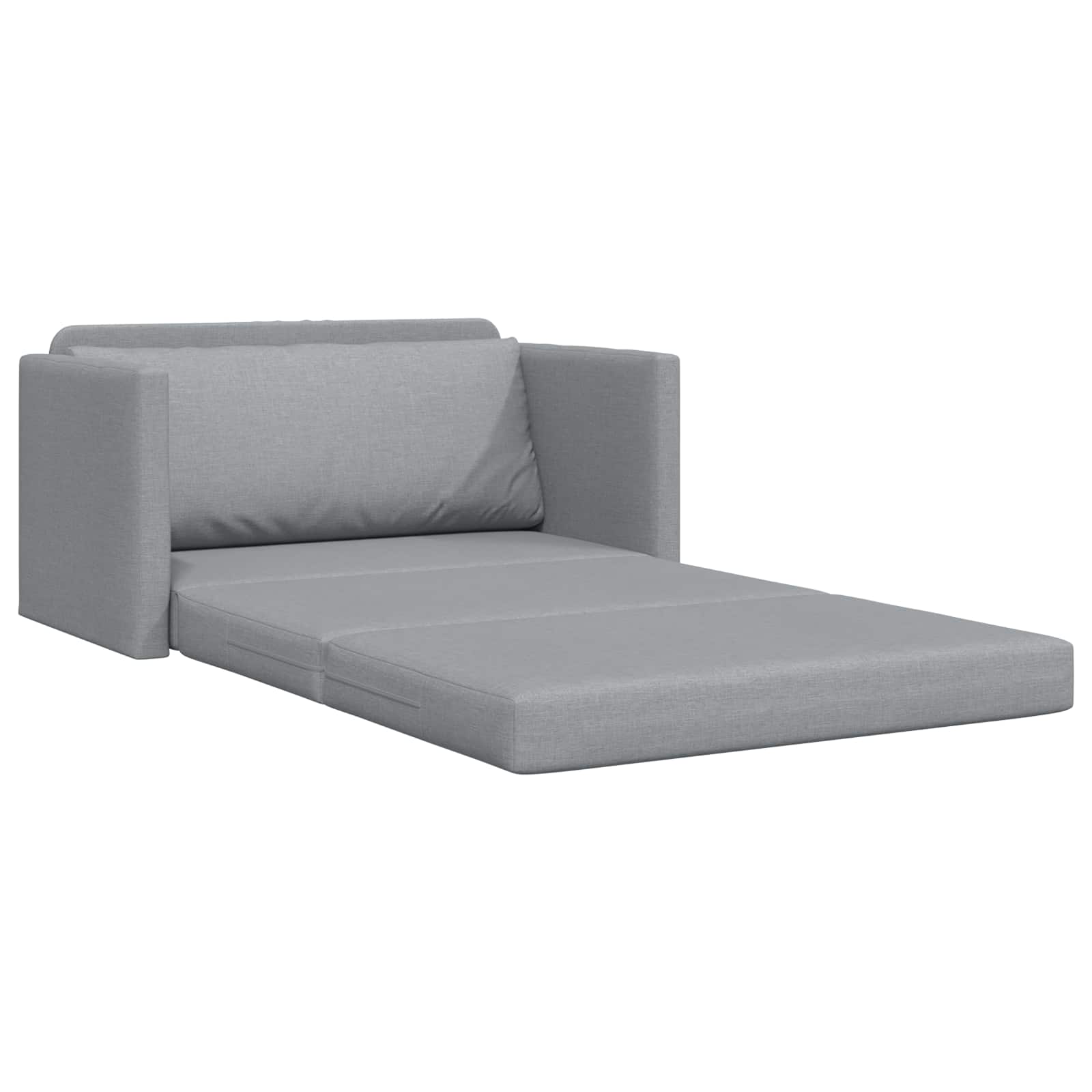 Slaapbank 110cm Lichtgrijs Stof