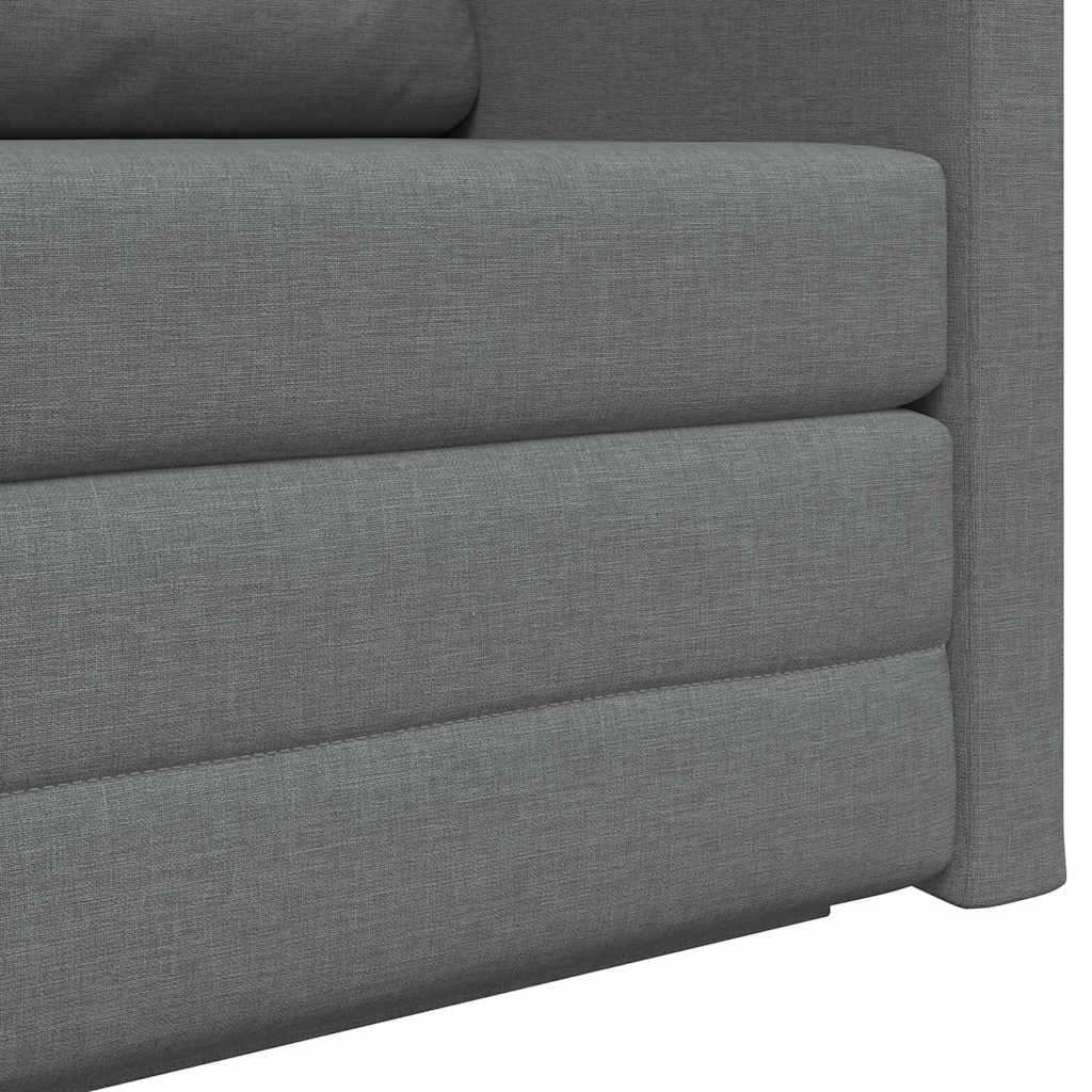 Slaapbank 110cm Donkergrijs Stof