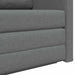 Slaapbank 110cm Donkergrijs Stof