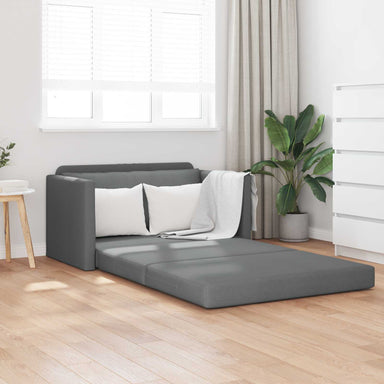 Slaapbank 110cm Donkergrijs Stof