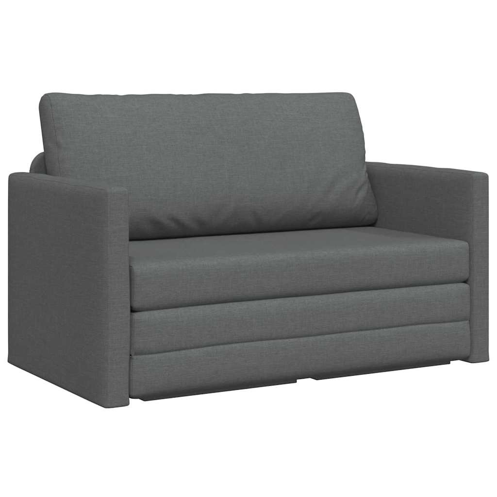 Slaapbank 110cm Donkergrijs Stof