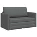 Slaapbank 110cm Donkergrijs Stof