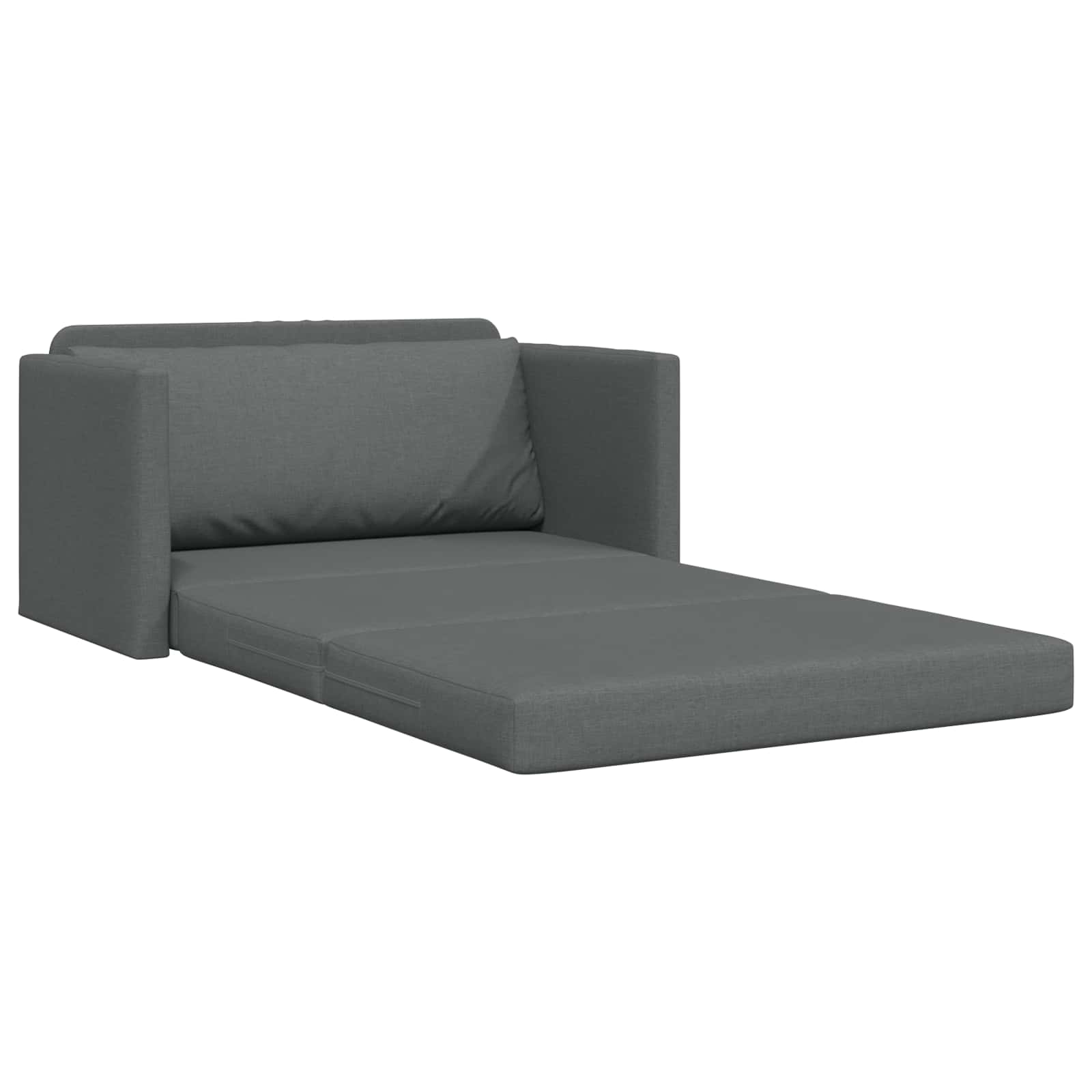 Slaapbank 110cm Donkergrijs Stof