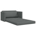 Slaapbank 110cm Donkergrijs Stof