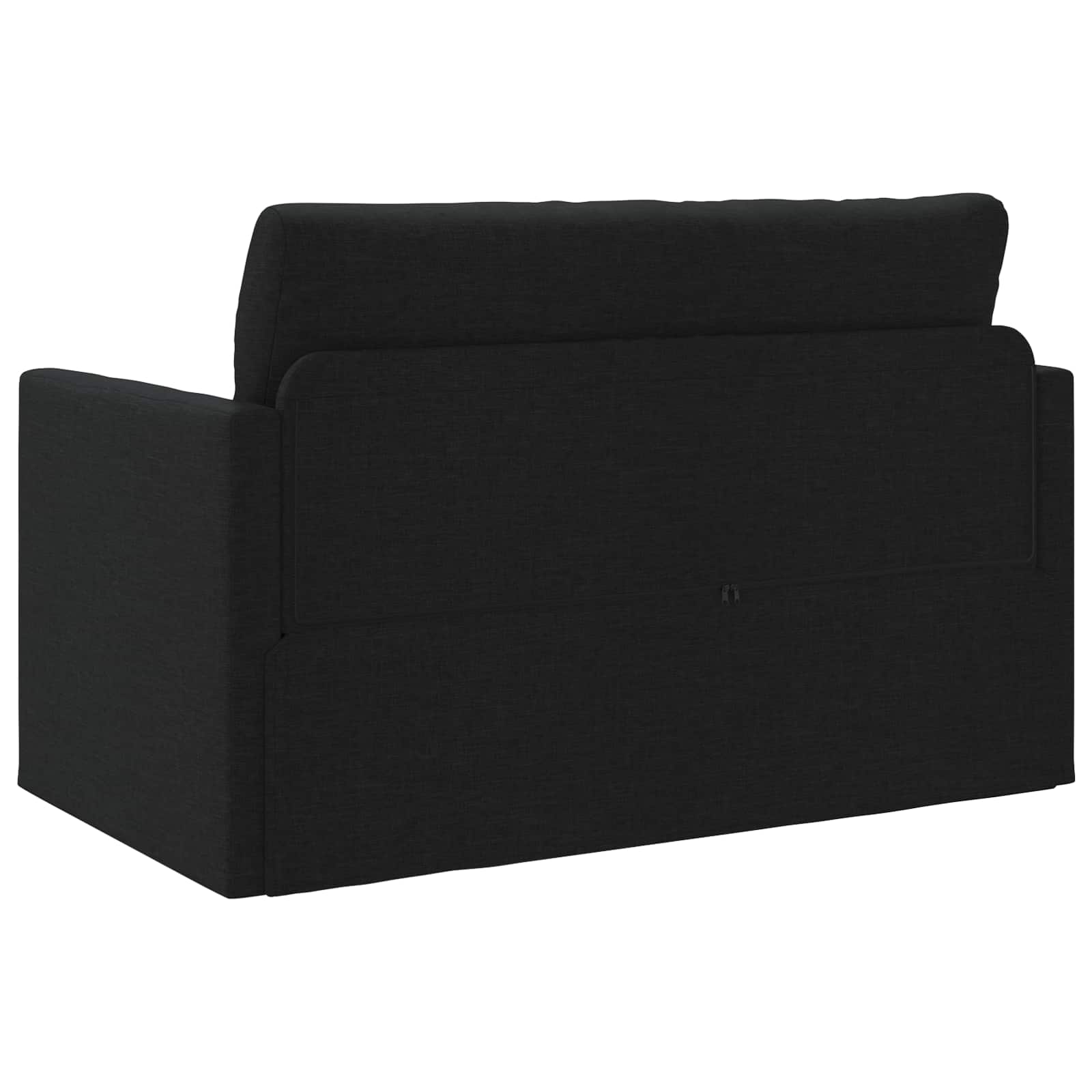 Slaapbank 110cm Zwart Stof