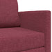 Slaapbank 110cm Wijnrood Stof