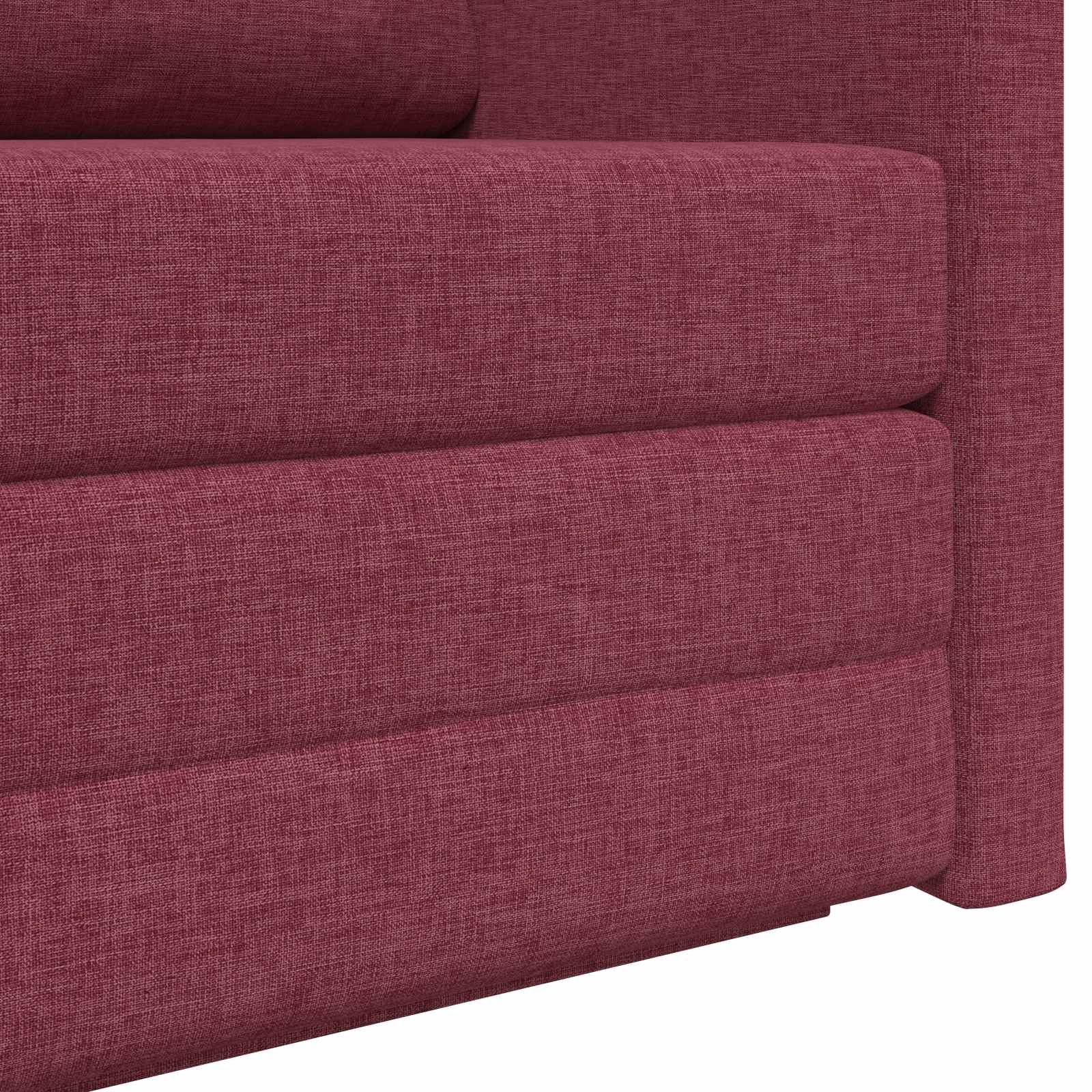 Slaapbank 110cm Wijnrood Stof