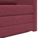 Slaapbank 110cm Wijnrood Stof