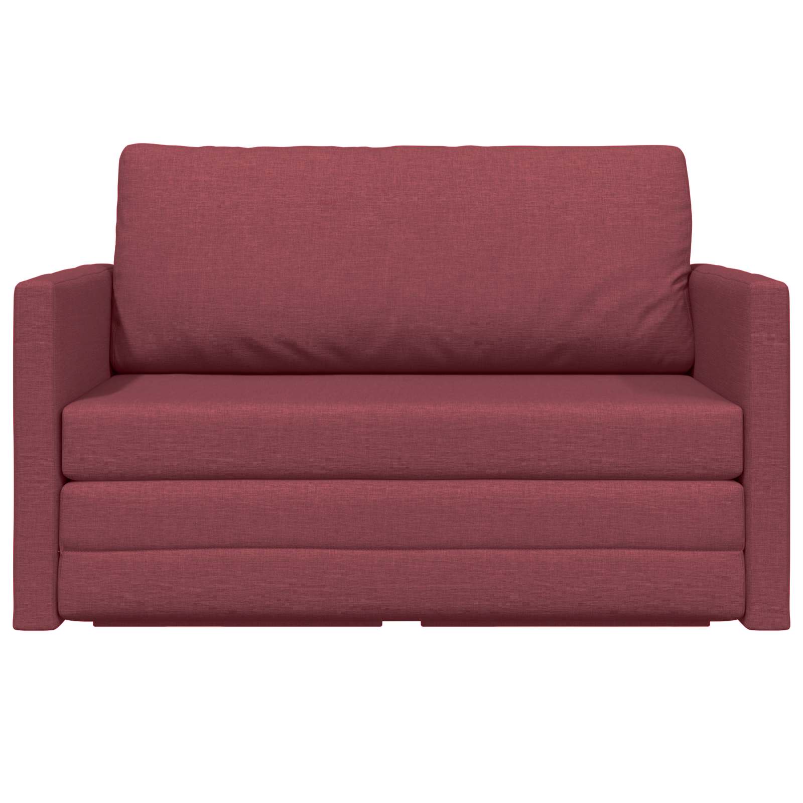 Slaapbank 110cm Wijnrood Stof