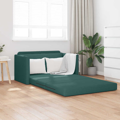 Slaapbank 110cm Donkergroen Stof