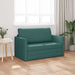 Slaapbank 110cm Donkergroen Stof