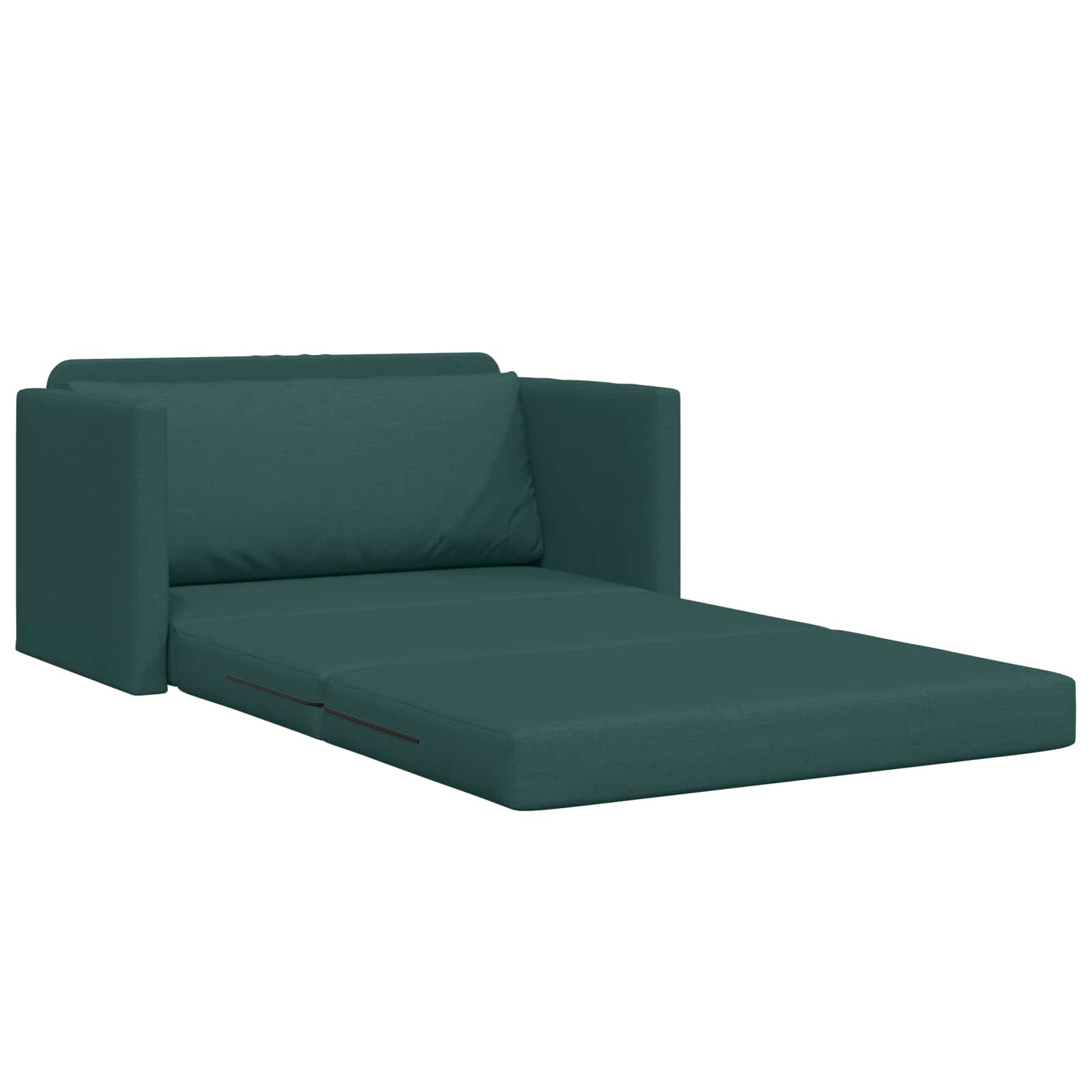 Slaapbank 110cm Donkergroen Stof