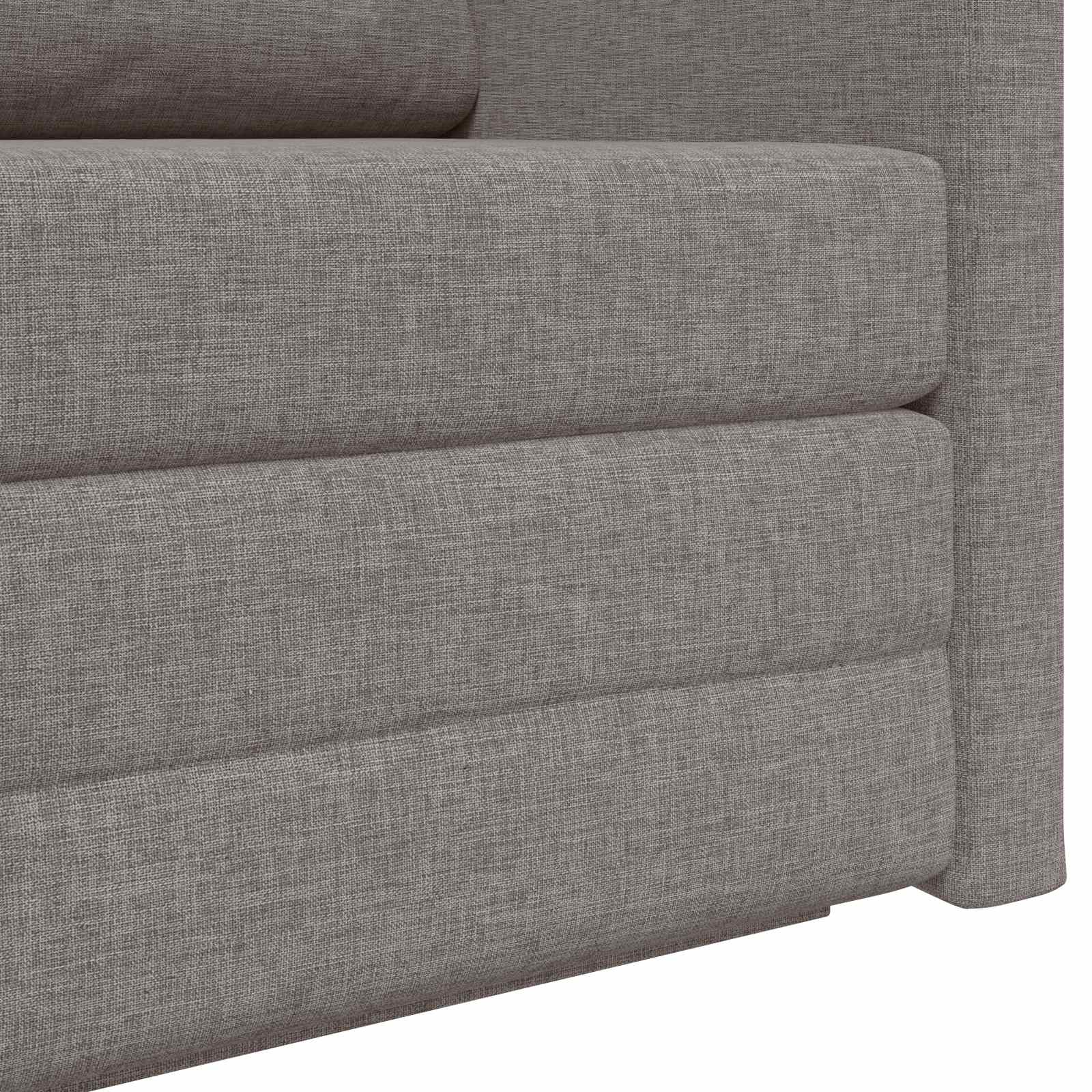 Slaapbank 110cm Taupe Stof