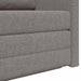 Slaapbank 110cm Taupe Stof