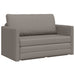 Slaapbank 110cm Taupe Stof