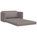 Slaapbank 110cm Taupe Stof