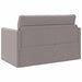 Slaapbank 110cm Taupe Stof