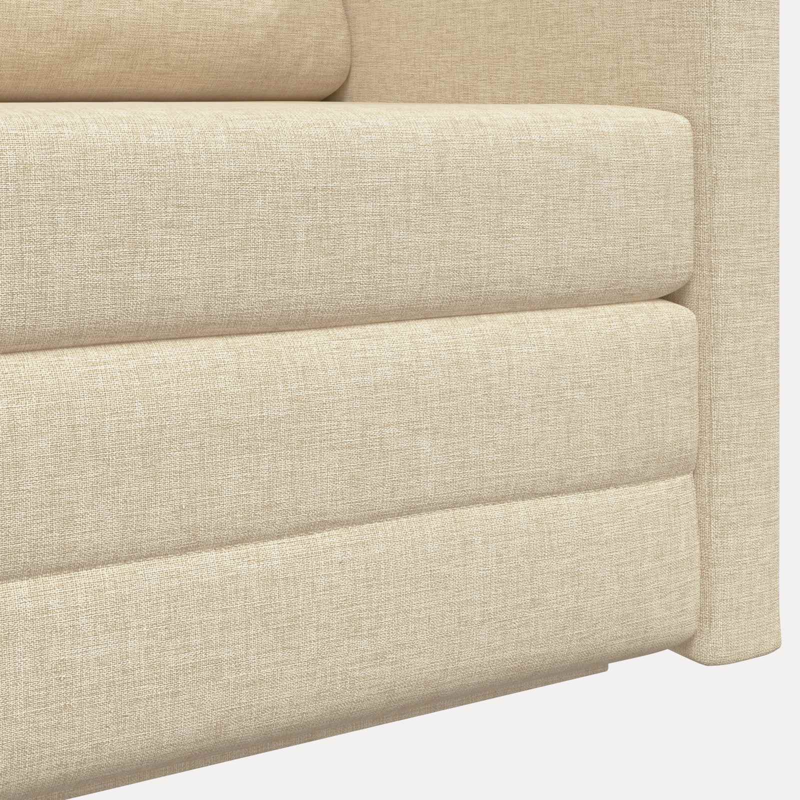 Slaapbank 110cm Crème Stof