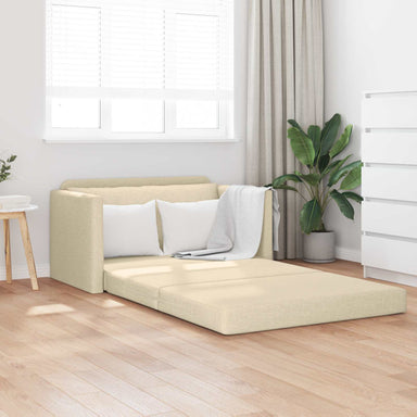 Slaapbank 110cm Crème Stof