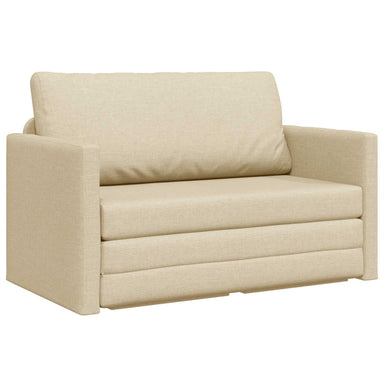 Slaapbank 110cm Crème Stof