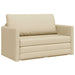 Slaapbank 110cm Crème Stof