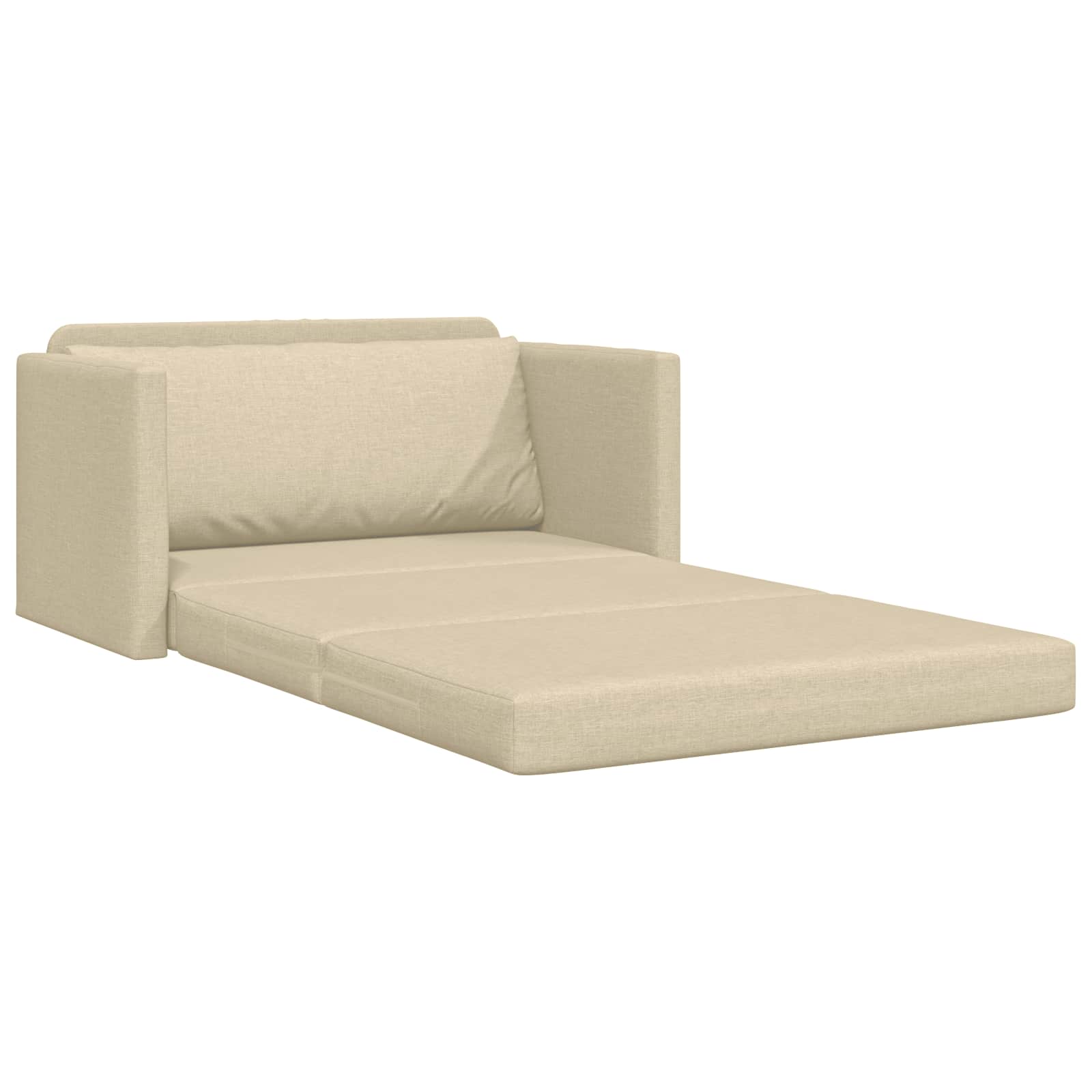 Slaapbank 110cm Crème Stof