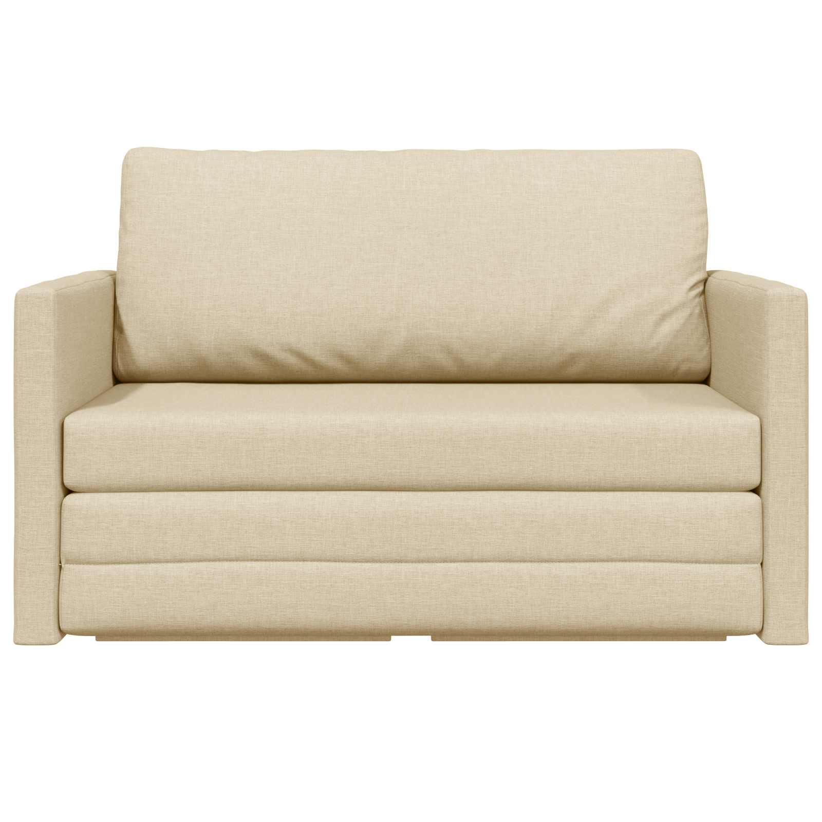 Slaapbank 110cm Crème Stof