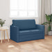 Slaapbank 110cm Blauw Stof
