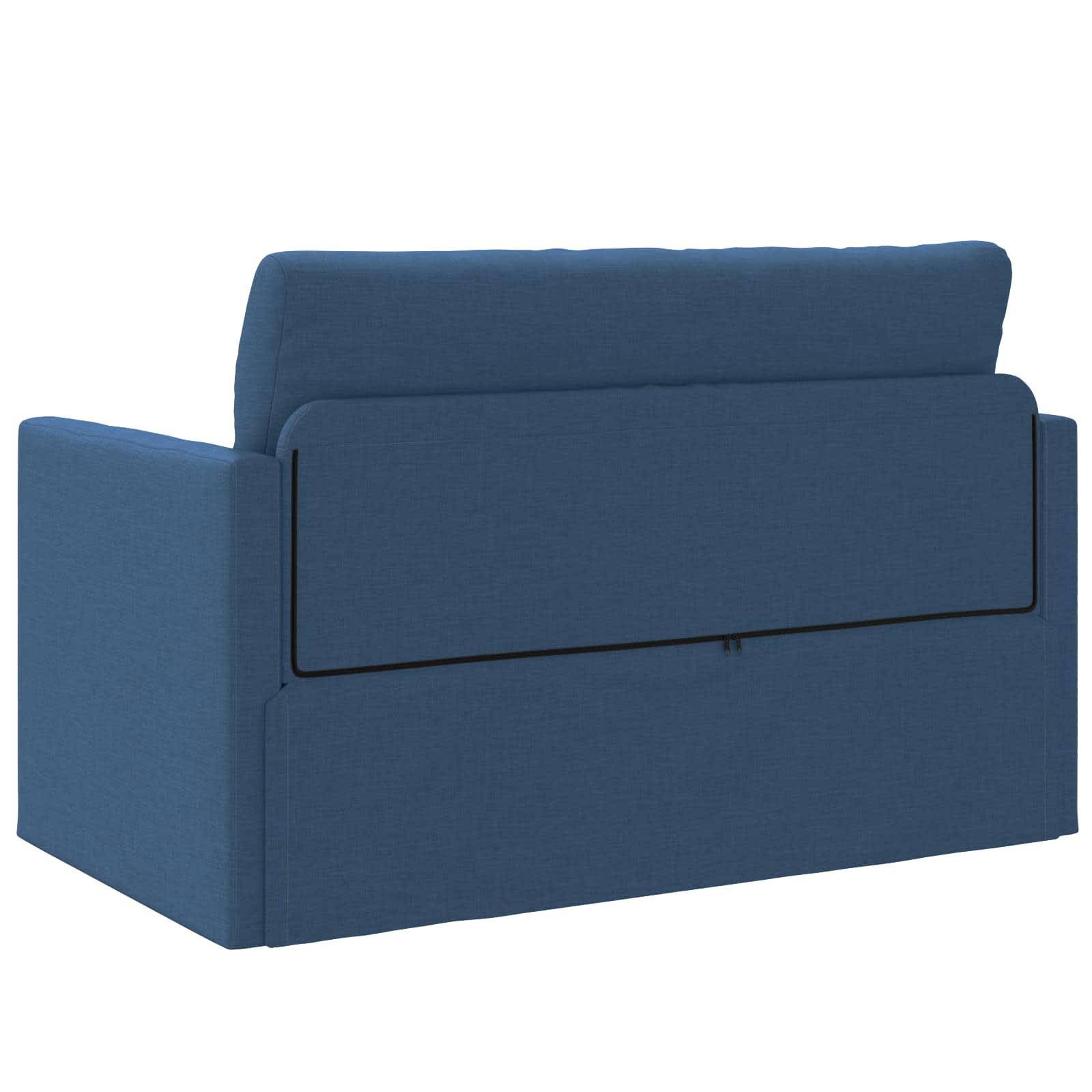 Slaapbank 110cm Blauw Stof
