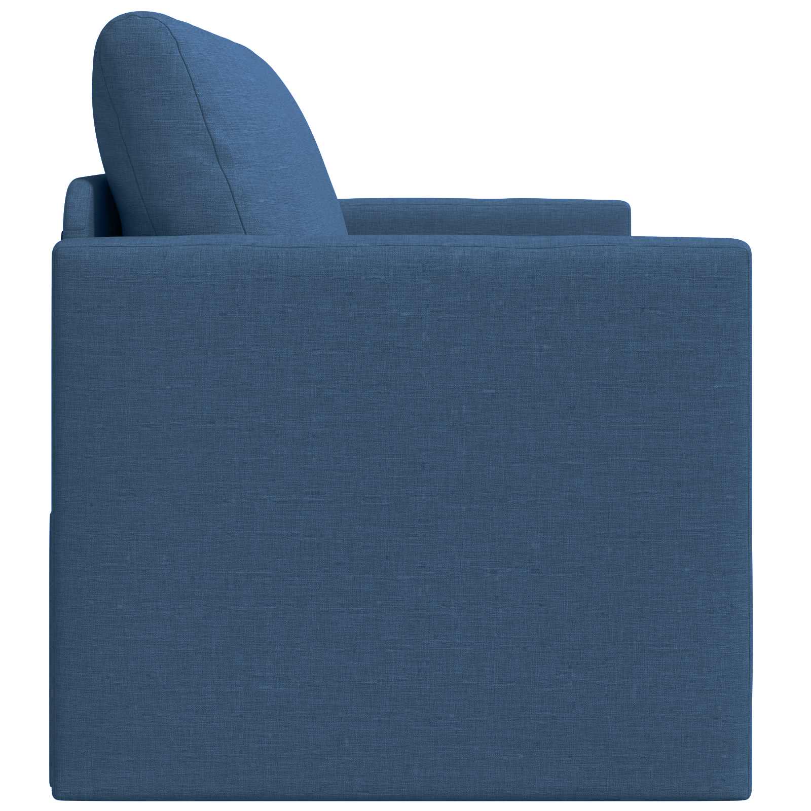 Slaapbank 110cm Blauw Stof