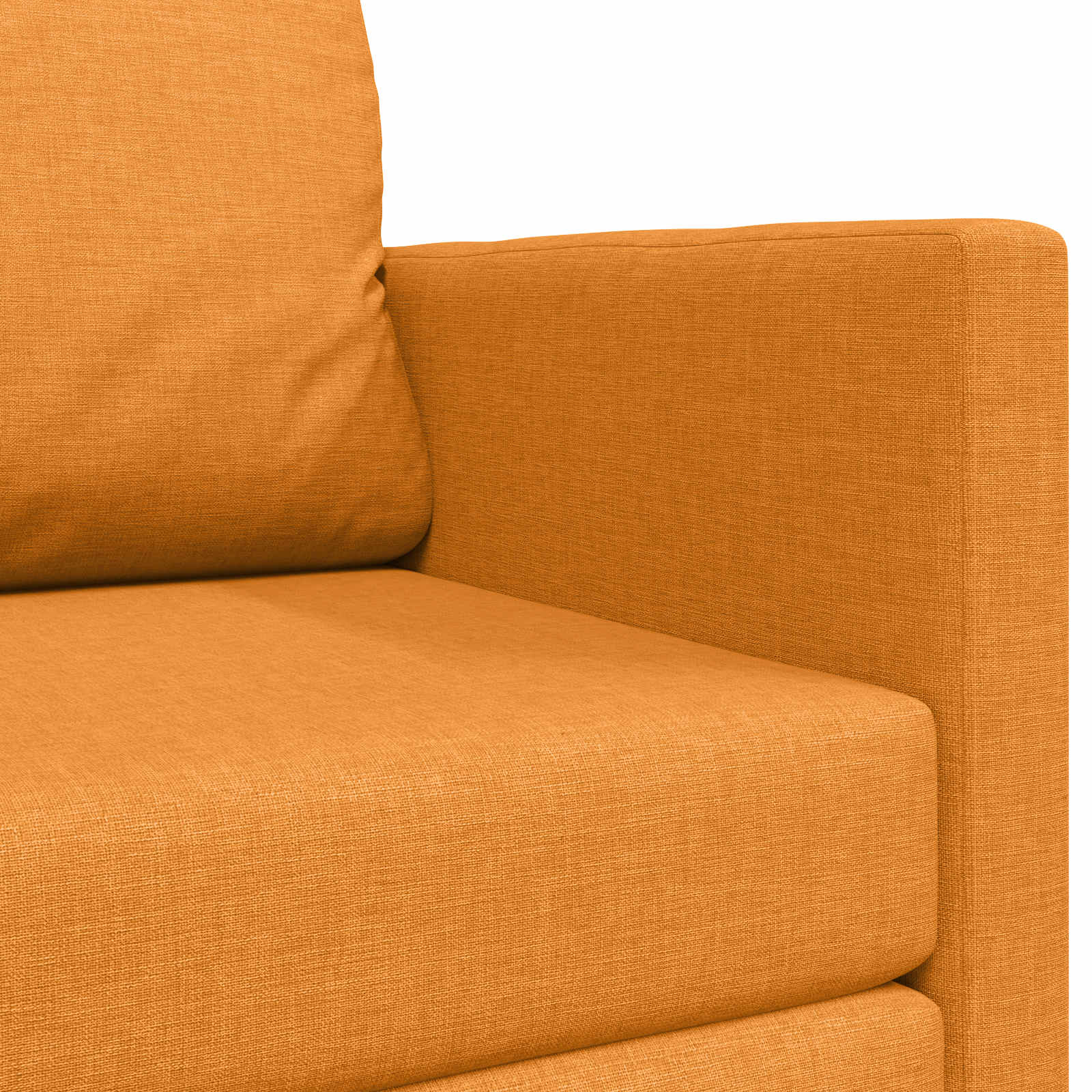 Slaapbank 110cm Donkergeel Stof