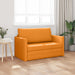 Slaapbank 110cm Donkergeel Stof