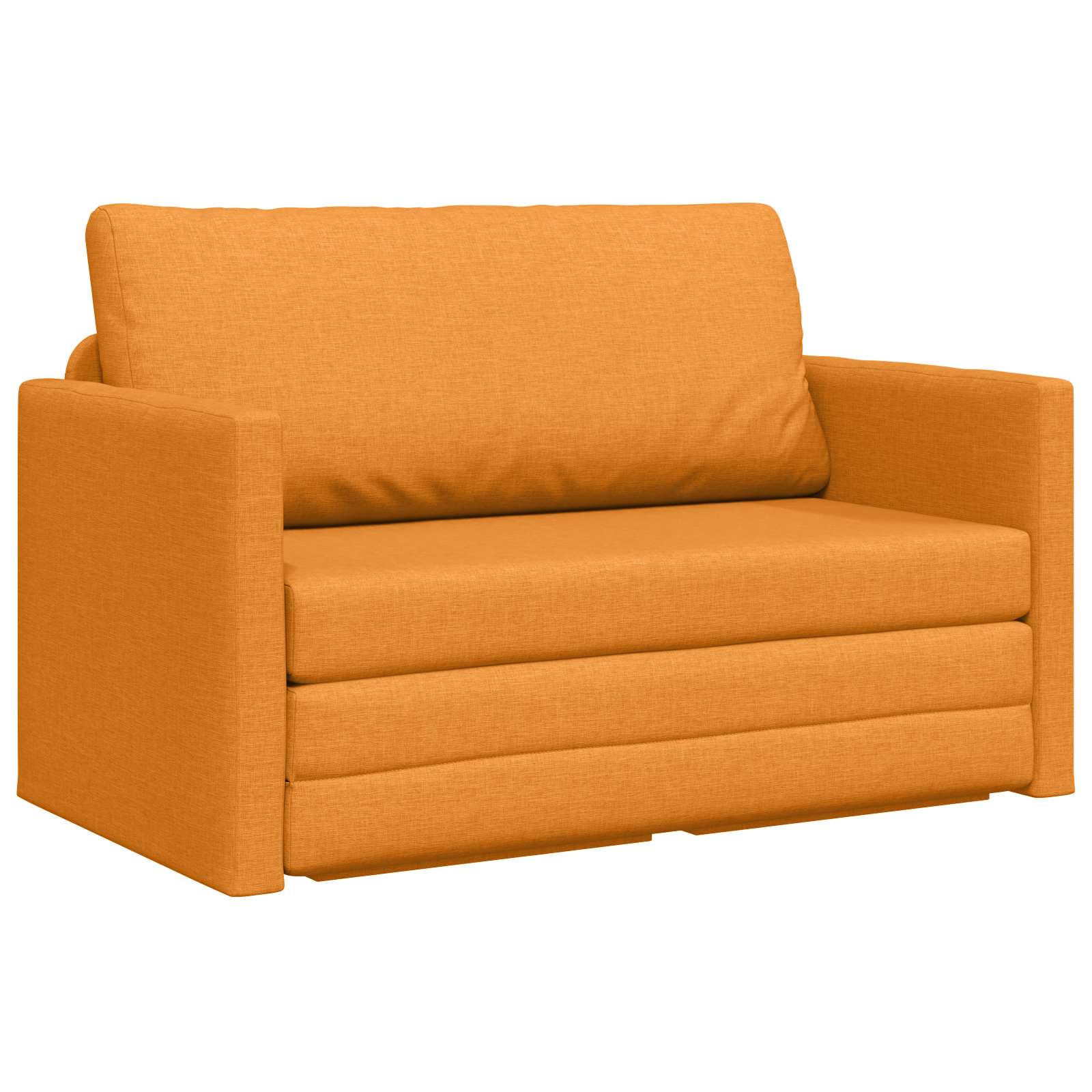 Slaapbank 110cm Donkergeel Stof