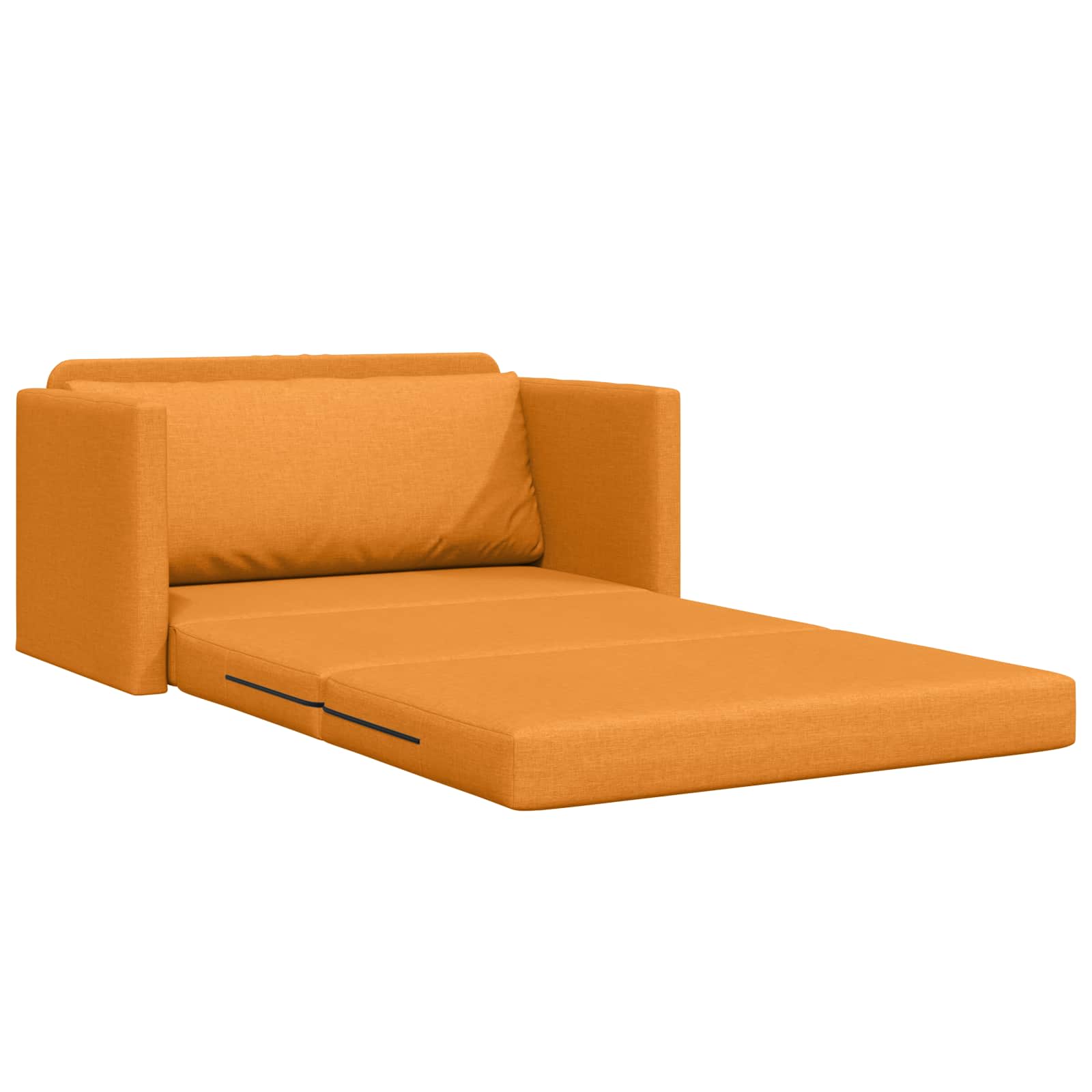 Slaapbank 110cm Donkergeel Stof