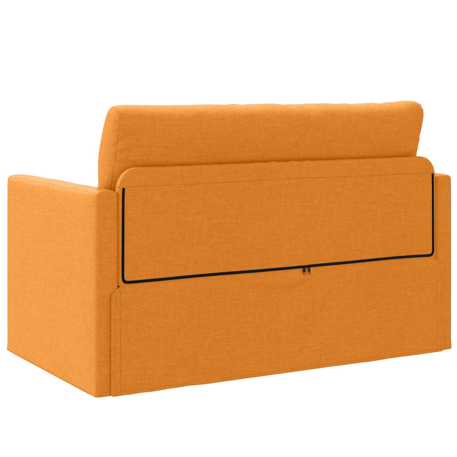 Slaapbank 110cm Donkergeel Stof