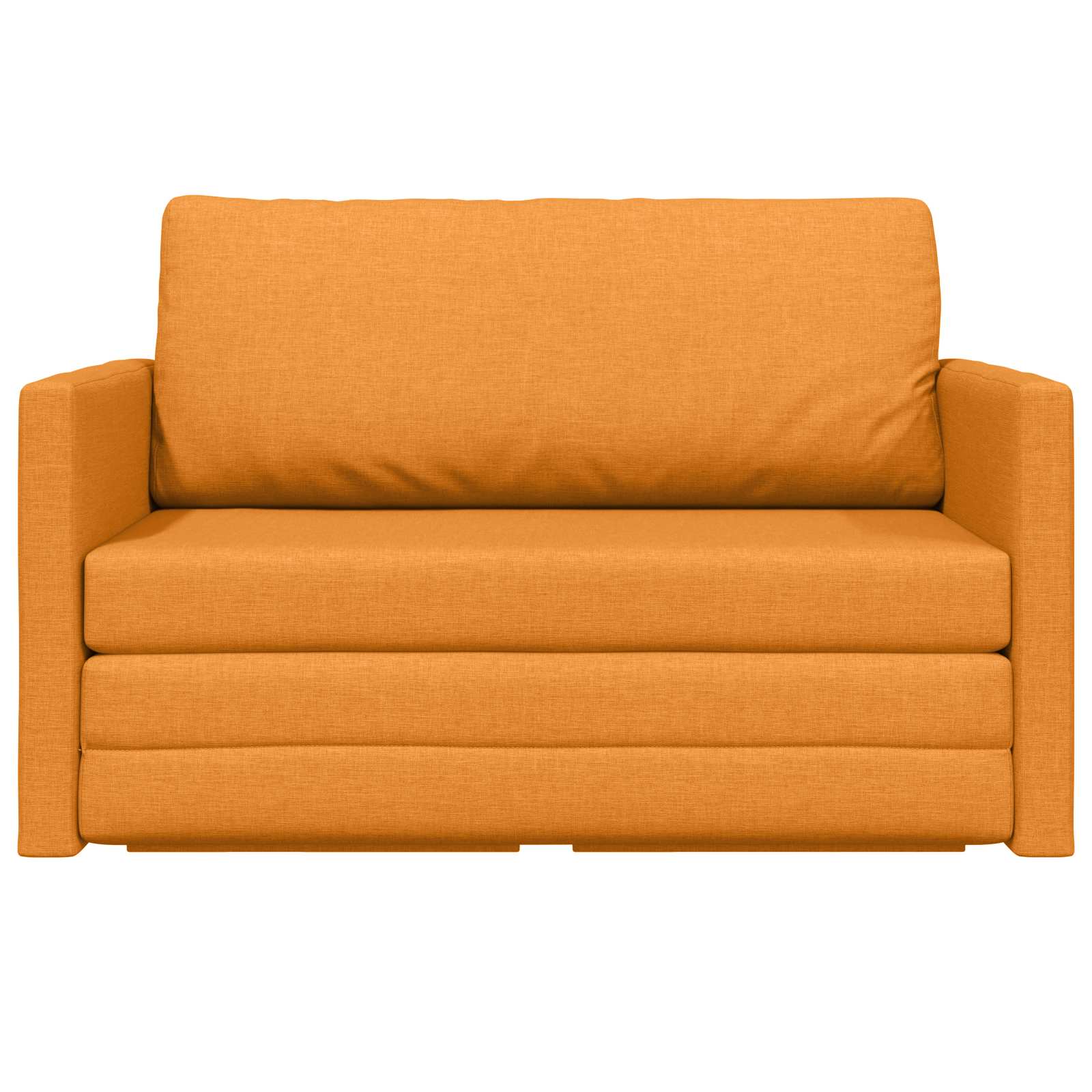Slaapbank 110cm Donkergeel Stof