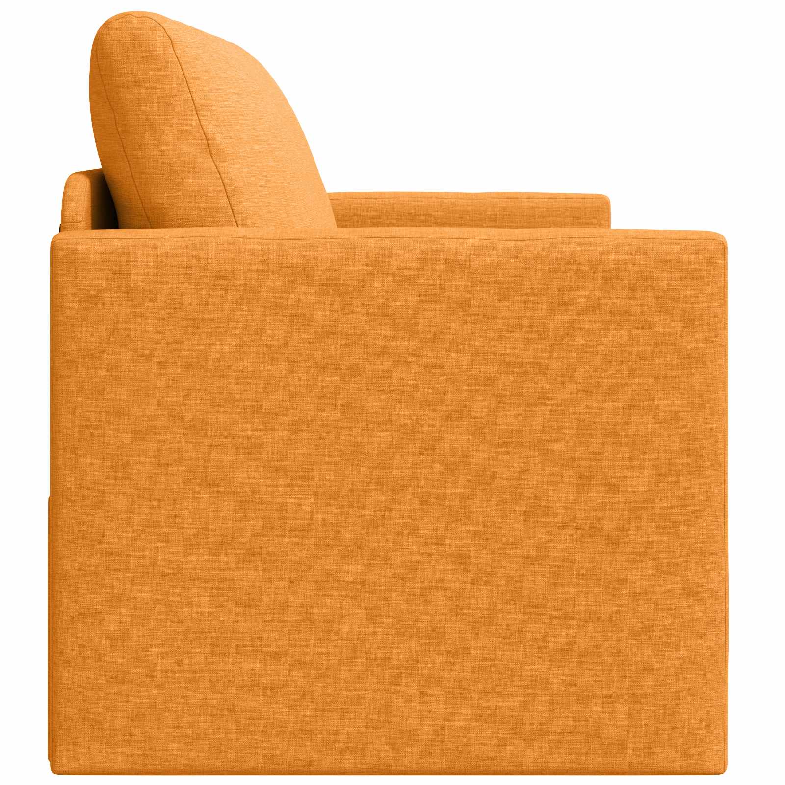 Slaapbank 110cm Donkergeel Stof