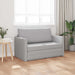 Slaapbank Wolkengrijs 124 x 71 x 78 cm Stof