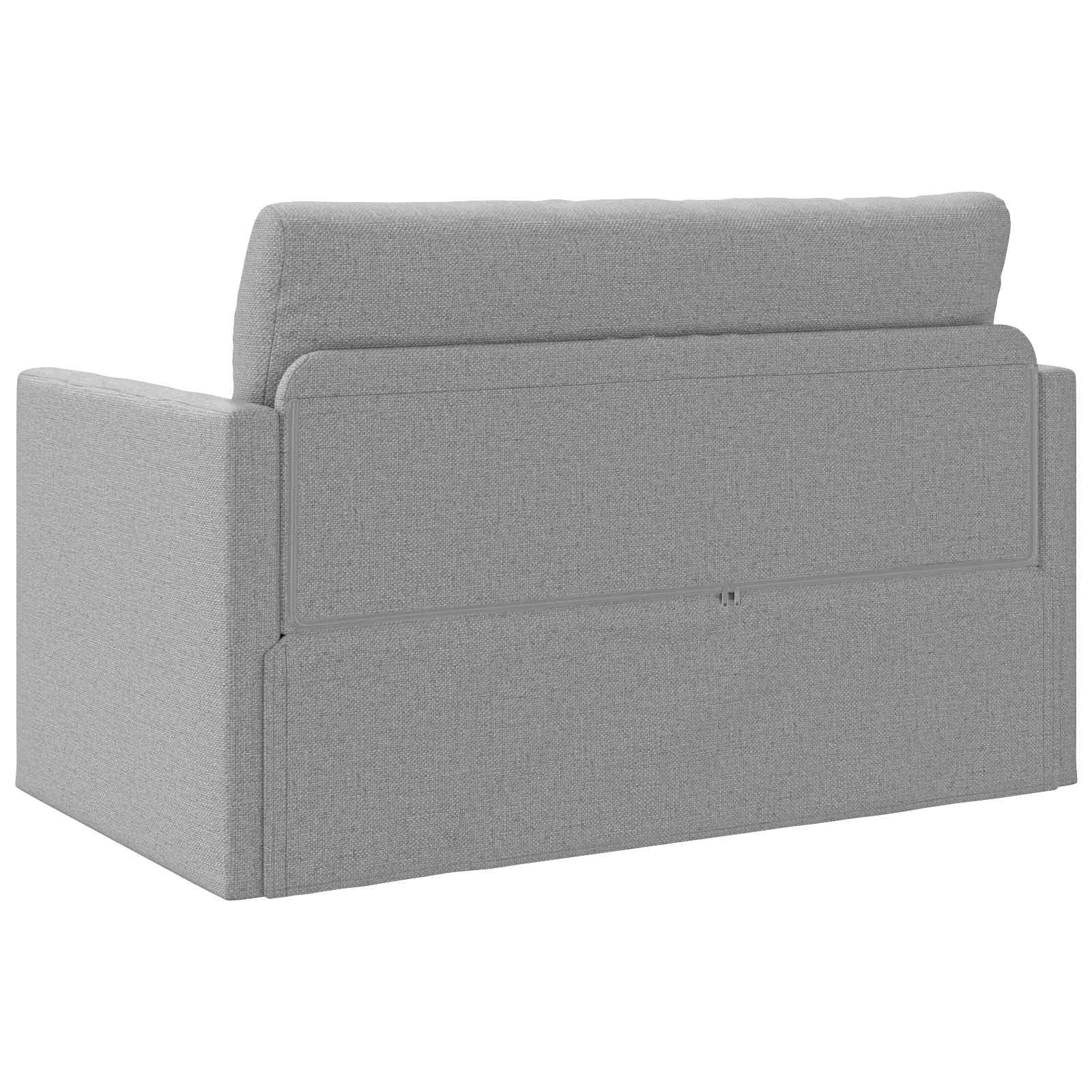 Slaapbank Wolkengrijs 124 x 71 x 78 cm Stof