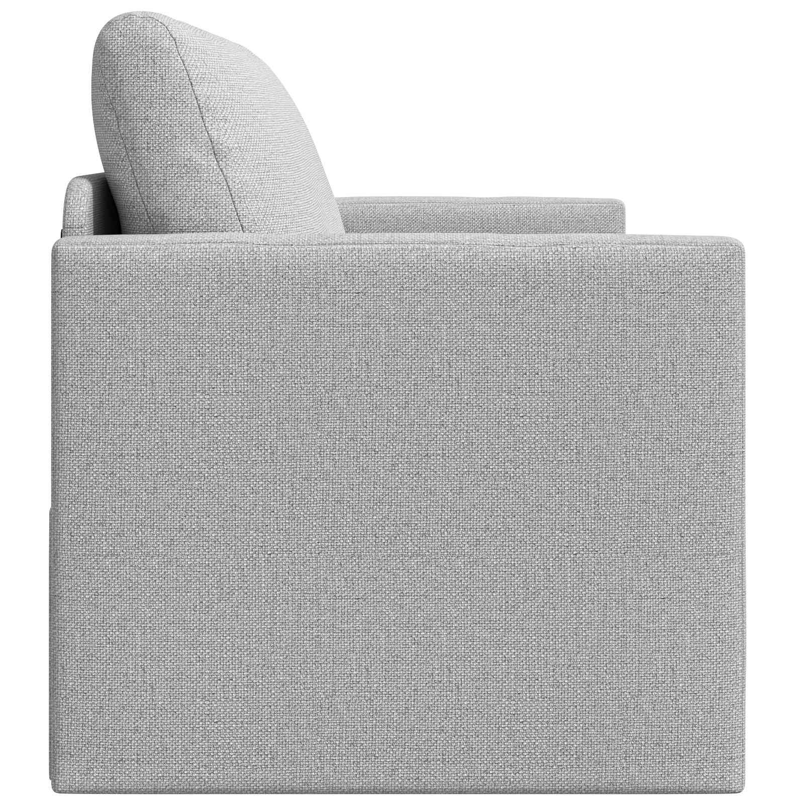 Slaapbank Wolkengrijs 124 x 71 x 78 cm Stof
