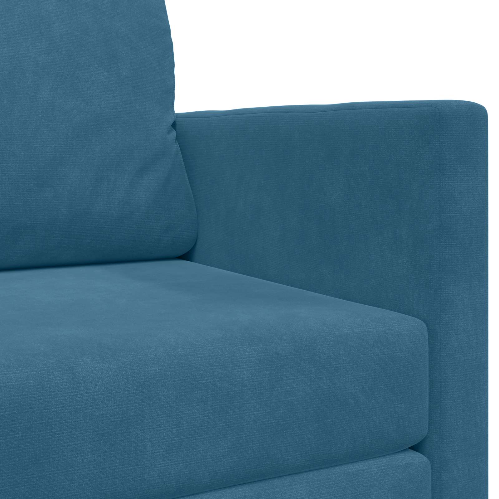 Slaapbank Blauw 124 x 71 x 78 cm Fluweel