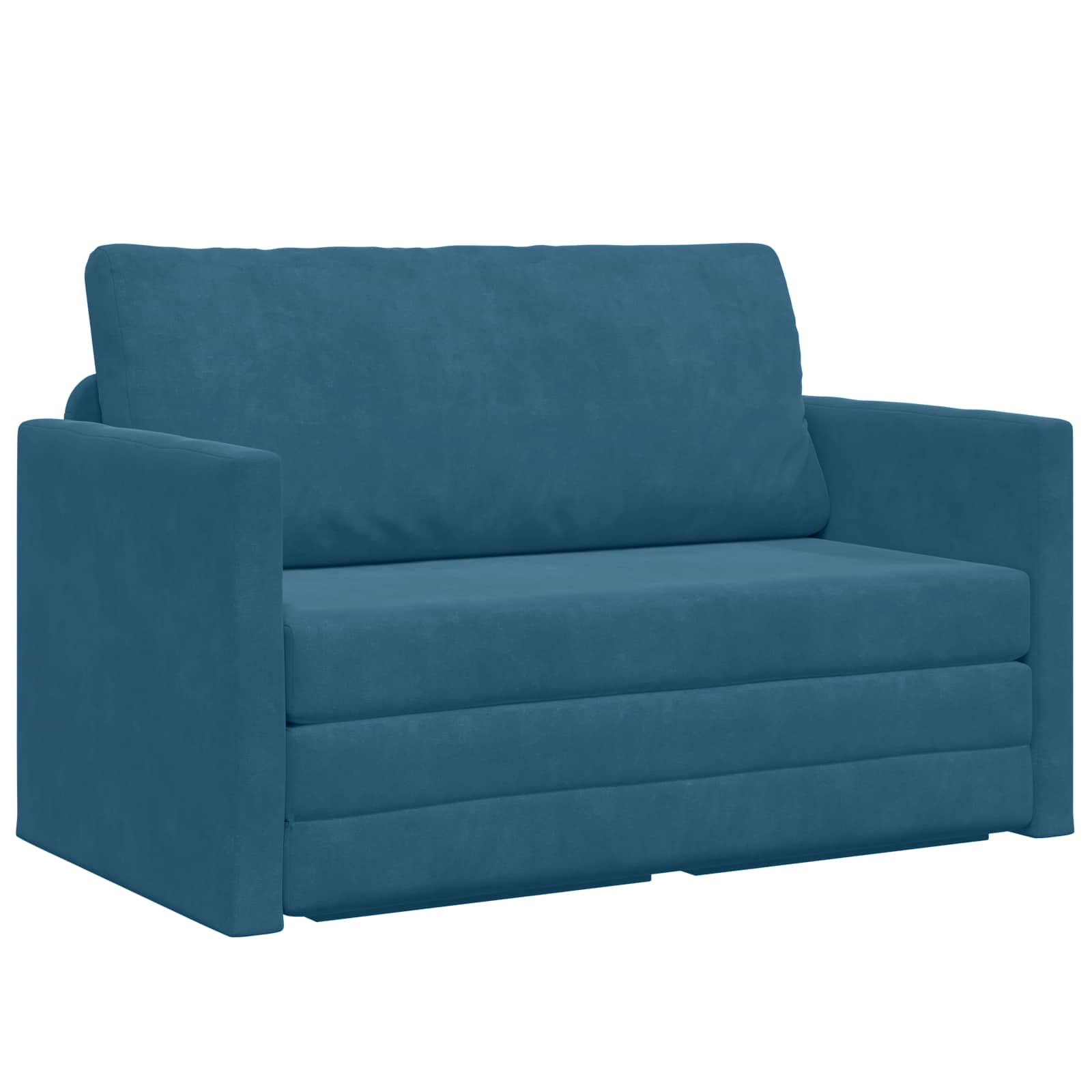 Slaapbank Blauw 124 x 71 x 78 cm Fluweel