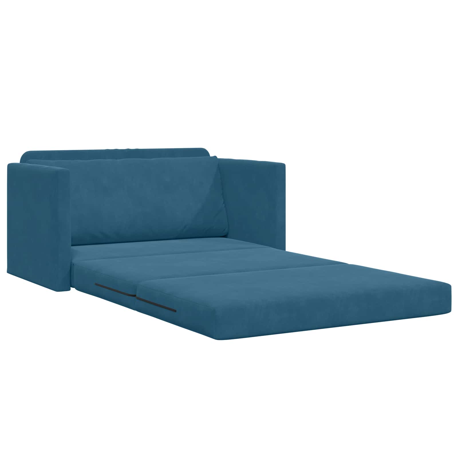 Slaapbank Blauw 124 x 71 x 78 cm Fluweel