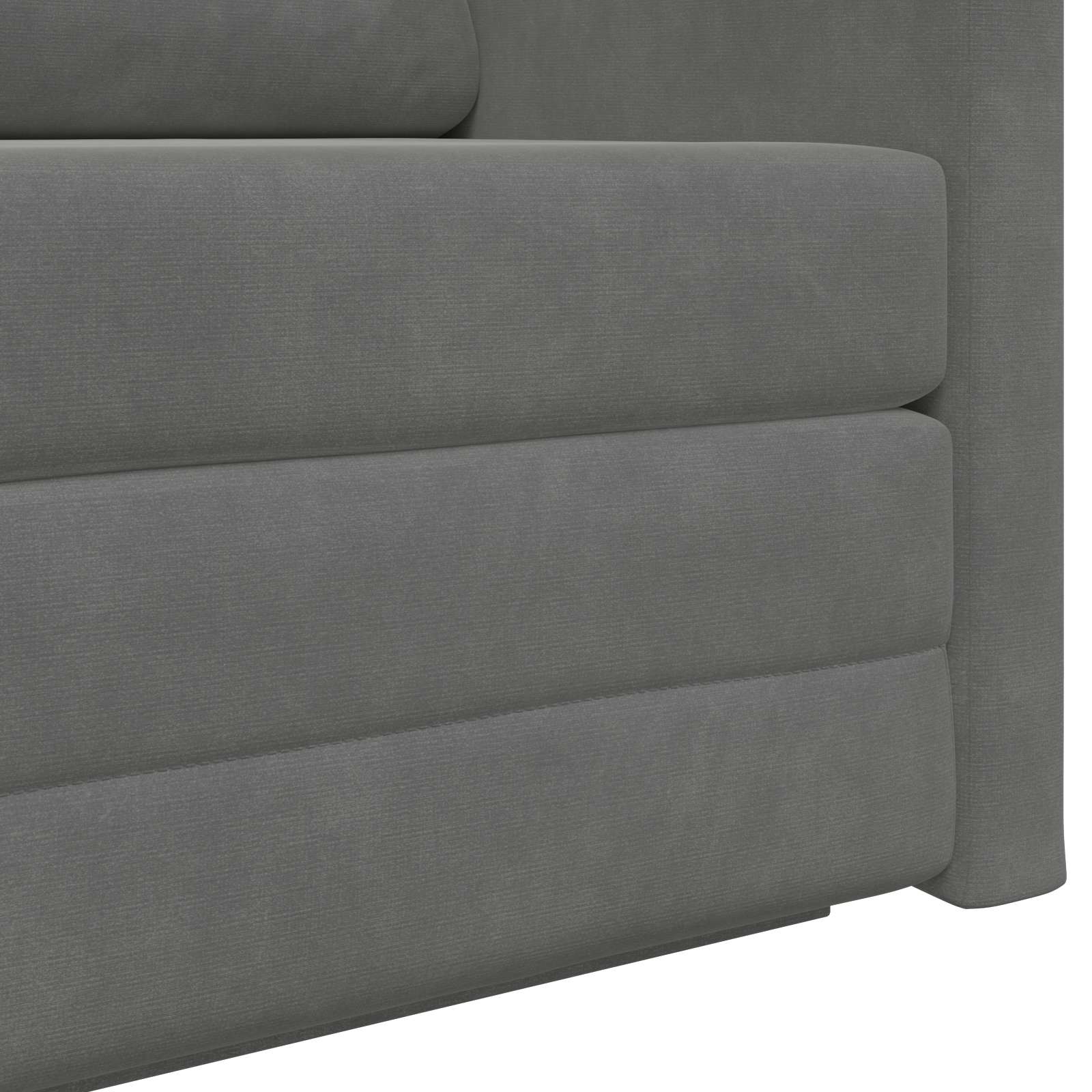 Slaapbank Donkergrijs 124 x 71 x 78 cm Fluweel