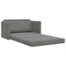 Slaapbank Donkergrijs 124 x 71 x 78 cm Fluweel