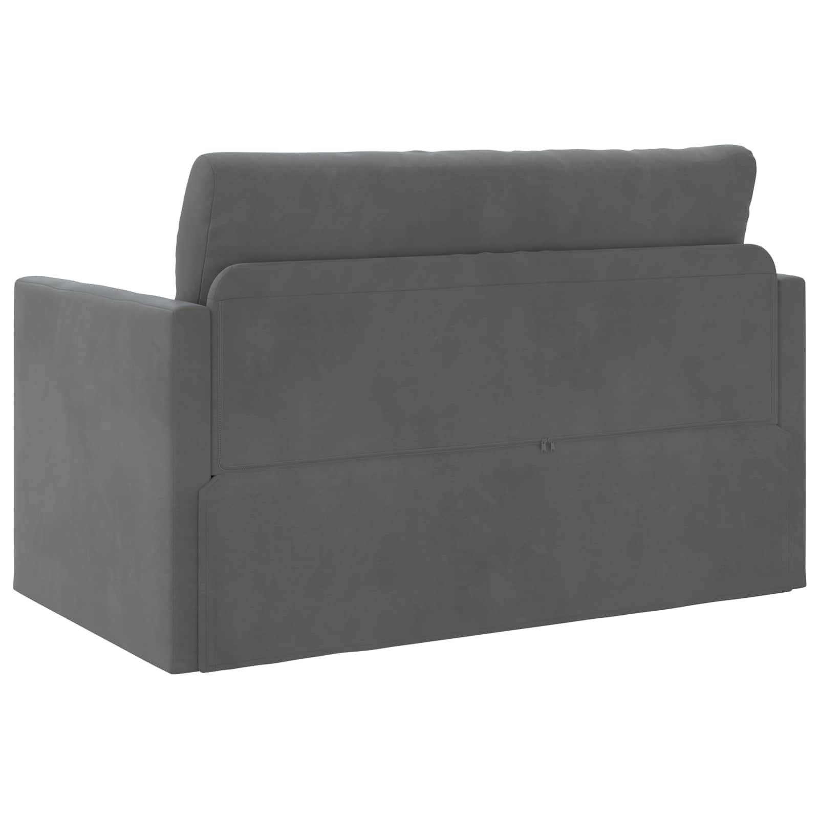 Slaapbank Donkergrijs 124 x 71 x 78 cm Fluweel