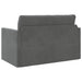 Slaapbank Donkergrijs 124 x 71 x 78 cm Fluweel