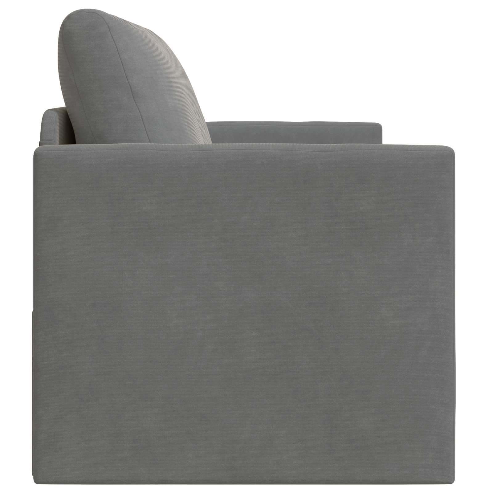 Slaapbank Donkergrijs 124 x 71 x 78 cm Fluweel